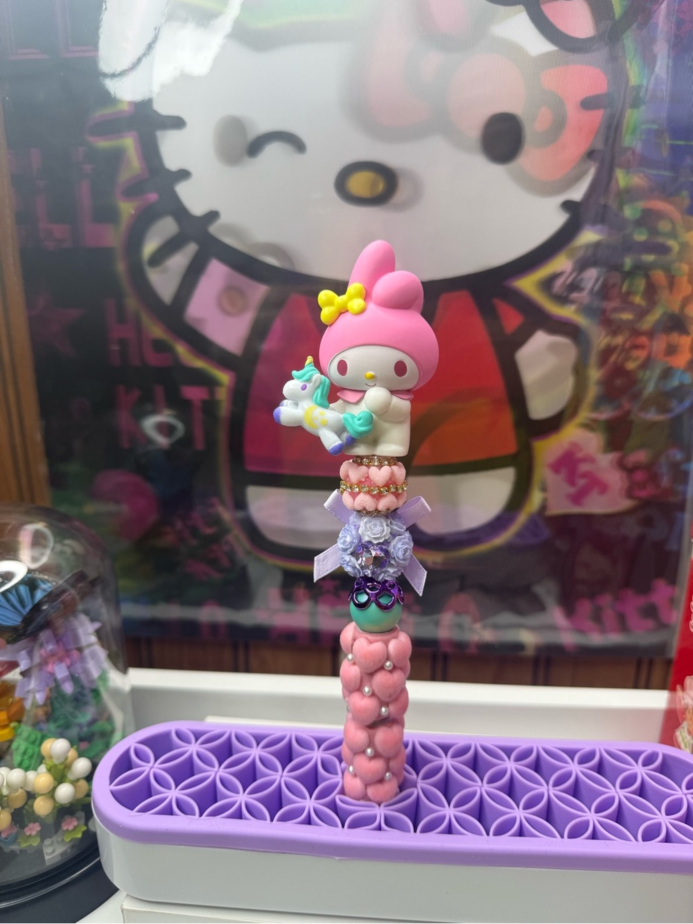 My Melody Pink Character Pen Top Kids Toy - Cute Sanrio Inspired Accessory
